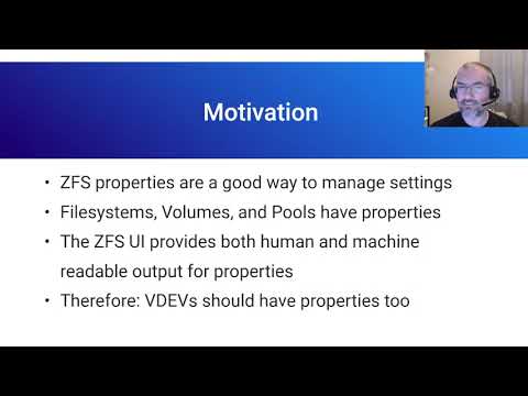 BSDCan 2022 - ZFS VDEV Properties