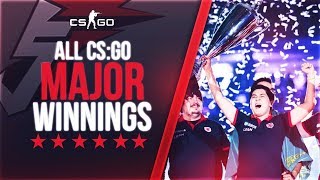 All Majors Winnings Moments  ★ CS:GO