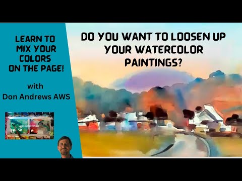 Master the Art of Loose, Granular Washes: Enhance Your Watercolor Paintings Today!