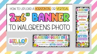 How to Upload a 2x6 Horizontal or Vertical Banner on Walgreens Photo Video 1