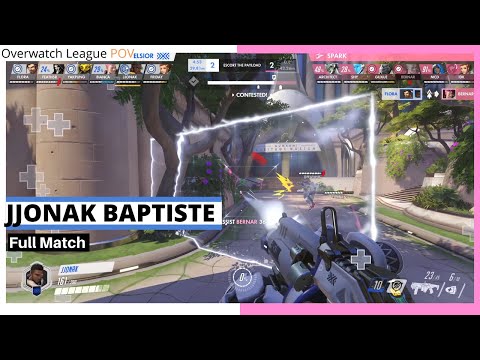 JJONAK BAPTISTE POV | Excelsior vs Spark | OWL Season 2021 June Joust Qualifiers Knockouts