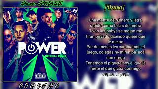 Benny Benni - Power Remix (LETRA) ft. Daddy Yankee, Alexio, Kendo Kaponi, Gotay El Autentiko, Pusho