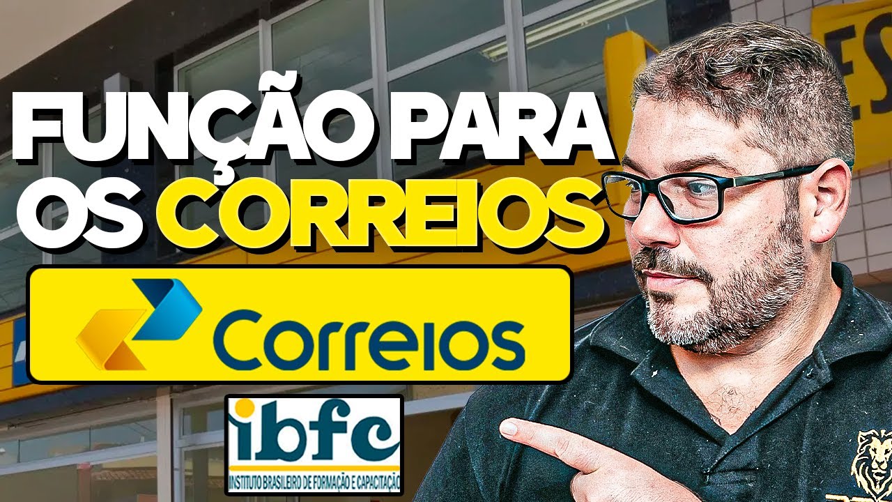 Como Estudar Função Para o Concurso dos Correios 2024 | Banca IBFC