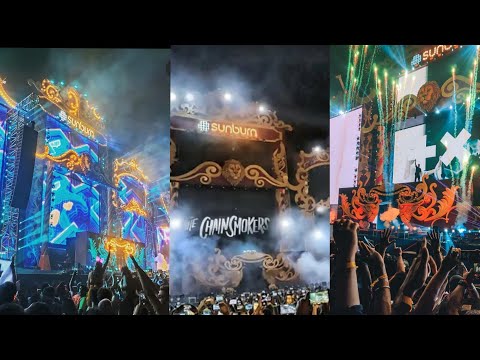 Sunburn Goa 2019 | Dj Snake Vs The Chainsmokers Vs Martin Garrix stage performance | New year Goa