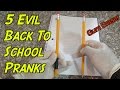5 Evil Back To School Pranks You Can Do HOW TO PRANK Evil Booby Traps Nextraker