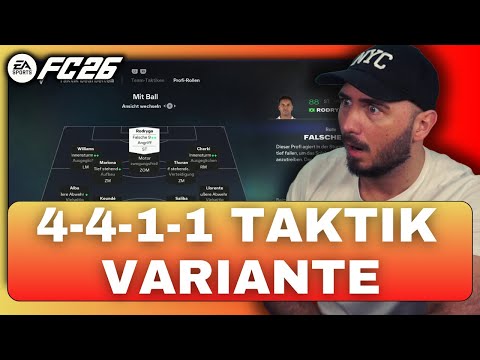 MEINE 4-4-1-1 TAKTIK VARIANTE ALS ALTERNATIVE ZUR 4-4-2 FORMATION ❗️ | FC 26 TACTICS TUTORIAL
