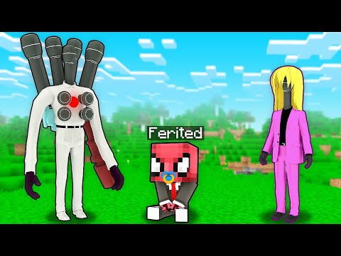 TITAN MICROPHONE MAN AİLESİ BENİ SAHİPLENDİ - Minecraft