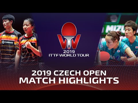 [2019 ITTF Czech Open] 혼복결승 - 신유빈 /조대성 vs 이토미마 / 미즈타니준 2019.8.24