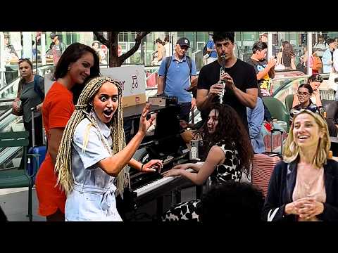 Teenager sings the HARDEST song ever in a station 😱