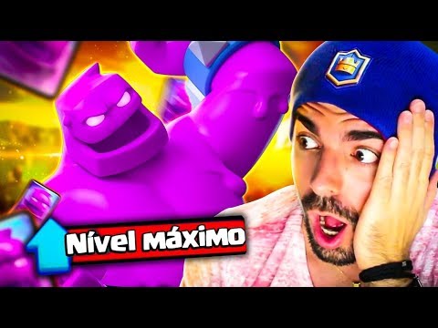UPEI MEU GOLEM DE ELIXIR PARA O NÍVEL MAXIMO DO CLASH ROYALE!