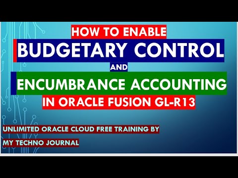 How to Enable Budgetary Control in Oracle Fusion