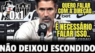 SOLTOU O QUE PENSA!! OLHA O QUE EDUARDO DOMINGUEZ DISSE APÓS VITÓRIA VASCO 0 x 1 ATLÉTICO MG