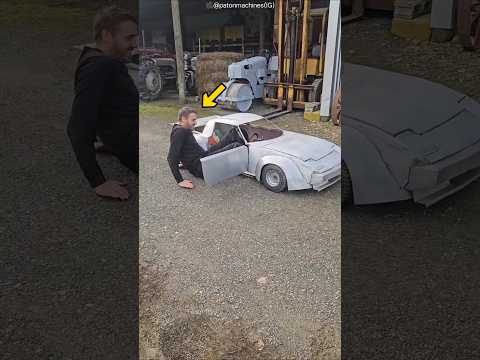 He Spent $1.2 Million to Build the World's Smallest Drivable Car! 🤯🚗 #shorts