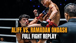 Download lagu Aliff vs. Ramadan Ondash | ONE Fight Night 38 Full Fight Replay mp3 Download lagu Aliff vs. Ramadan Ondash | ONE Fight Night 38 Full Fight Replay mp3