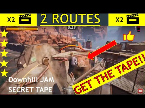 Downhill Jam Secret Tape - 2 Way To Get Secret Tape Downhill Jam - THPS 1 2
