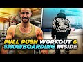 Training at Dubai’s top gym & Snowboarding Inside a Mall