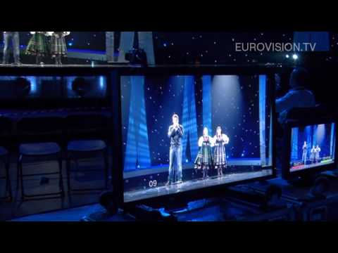 Marcin Mroziński's first rehearsal (impression) at the 2010 Eurovision Song Contest