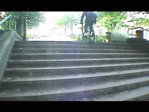 Chris WSmith street riding on 22" Wheel BMX ~ Faction Bike Co.
