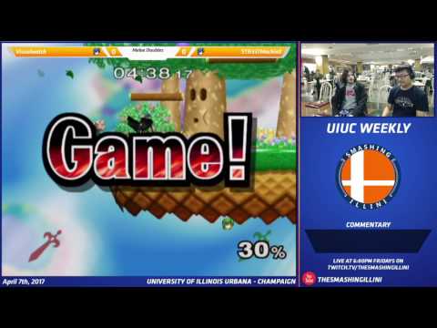 [Smashing Illini Weekly] TSI | Visualwatch (Blue Marth) vs. STREETMACHINO (Green Marth) SSBM Singles