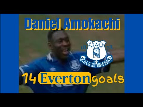 Daniel Amokachi- 14 Everton goals