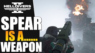 Spear is... a weapon in helldivers 2