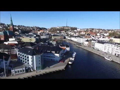 Arendal -  Drone films Norway