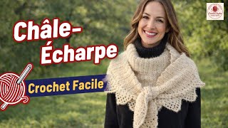 A vous de choisir ! Longueur incroyable ! Un châle-écharpe au #crochet
