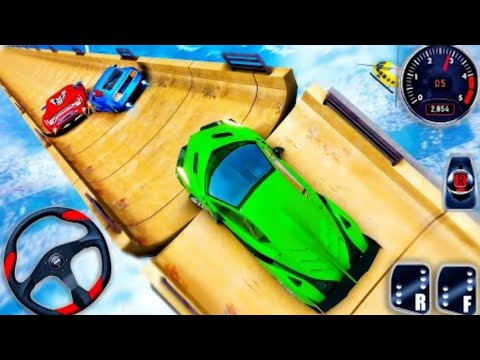Vertical Mega Ramp Impossible Car Tracks 3D - Car Stunts Racing Tracks 3D Game - Android Game Play