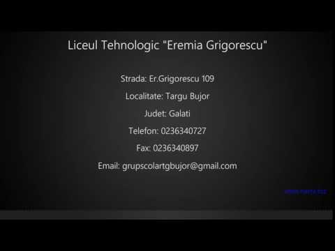Liceul Tehnologic "Eremia Grigorescu" Targu Bujor
