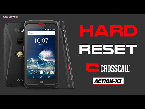 How to Hard Reset on CROSSCALL Action X3   Screen Lock Bypass