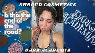 Shroud Cosmetics DARK ACADEMIA Palette! I DON'T KNOW WHAT TO SAY...