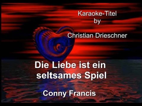 Die Liebe ist ein seltsames Spiel - Conny Francis - Karaoke
