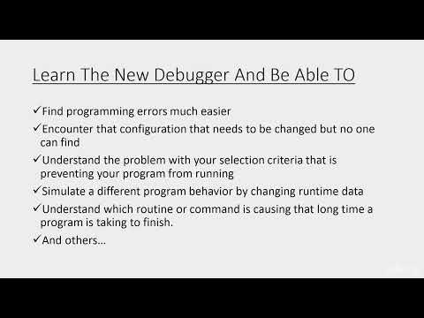 1. Intro Lecture ABAP Debugger