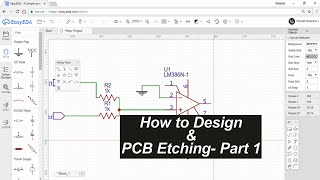 How to Design & PCB Etching-  Part 1