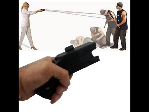 Taser Gun Style Self Defense with Laser, Flashlight and Alarm