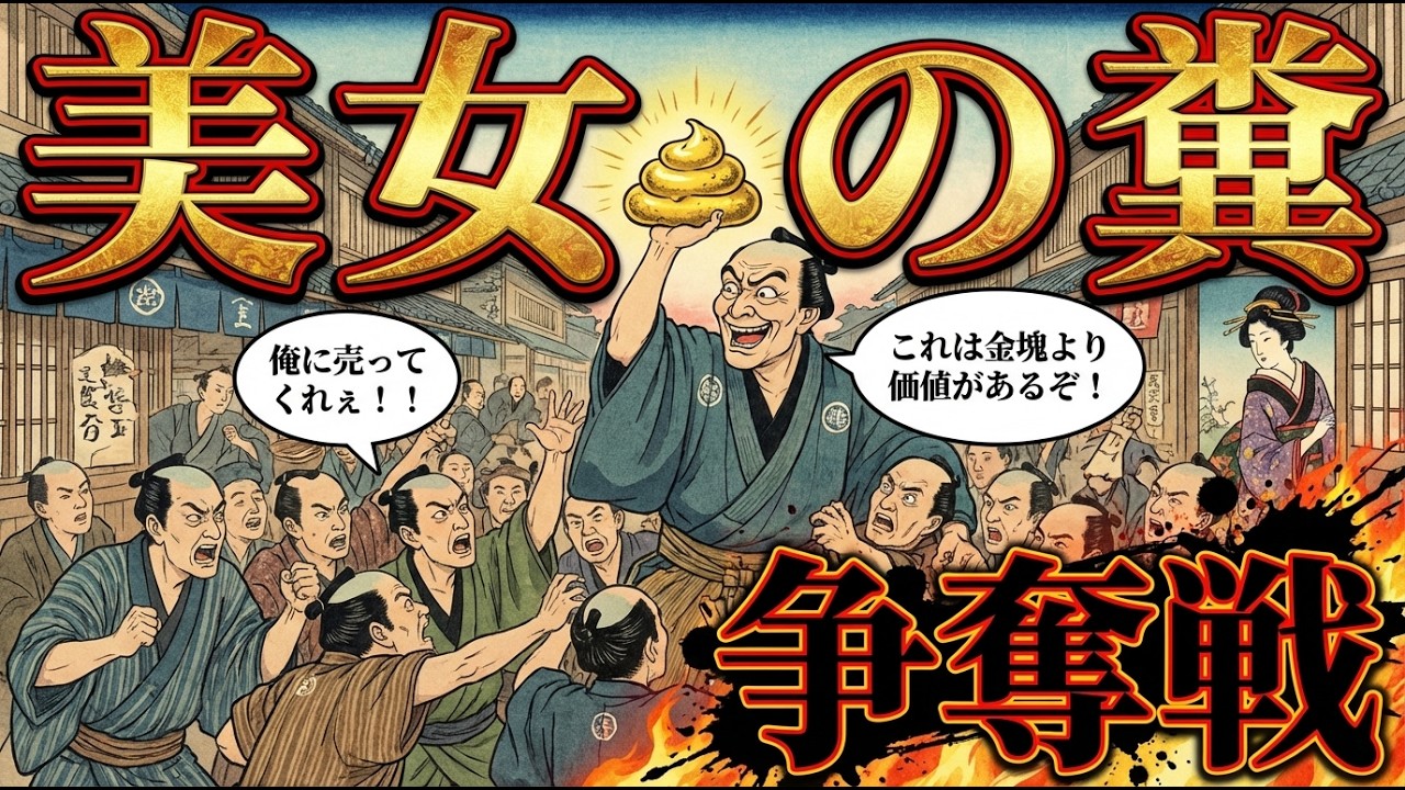 「美女の糞」は争奪戦に!? うんこを売って大金持ちになった江戸大家の汚すぎる錬金術