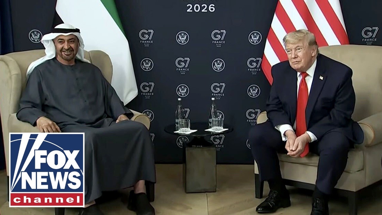 WATCH LIVE: Trump meets with UAE president, participates in G7 summit