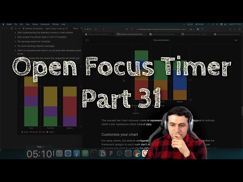[iOS Dev] Open Focus Timer, pt. 31 | SwiftUI App Development thumbnail