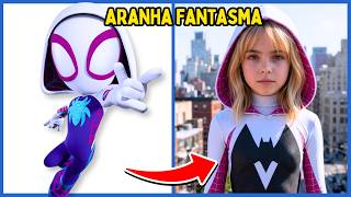 🕸️🕷️ SPIDEY E SEUS AMIGOS ESPETACULARES ⚫🔴 | 🔊 ADIVINHE PELA VOZ | Versão Vida Real | #quiz