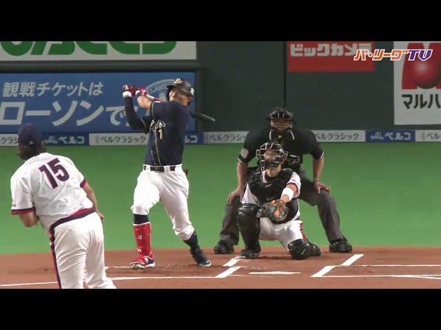 バファローズ・糸井 圧巻の3アーチ!!