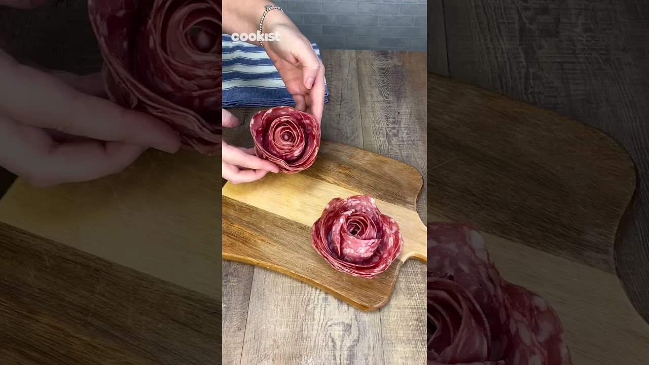 ROSE DI SALAME: perfette per l'antipasto!