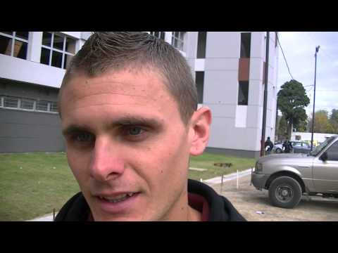 Nicolas Pasquini previo a debutar en la Primera del Club A. Lanus