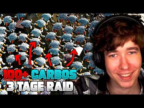 3 day raid in ARK escalated (100+ Carbos in his base)