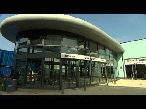 Brand new bus station for Bedford