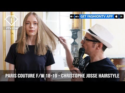 Christophe Josse Hairstyle Paris Haute Couture Fall/Winter 2018-19 | FashionTV | FTV