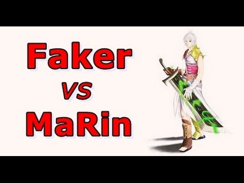 LOL Pro - Faker (Riven) vs MaRin (Ryze) - Korea SoloQ (Full game)