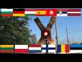 2025 In Review Railroad Crossings Across 13 Countries 2025 Geležinkelio Pervažos Skirtingose šaly