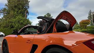 2008 Porsche Boxster S Limited Edition Convertible Top Operation