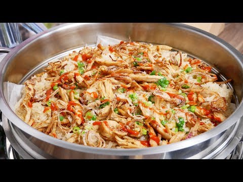 Cách Nấu Xôi Gà Xé Kiểu Mới Dẻo Mềm qua 2, 3 Ngày, Xôi Gà, Xôi Mặn, Bí quyết Hấp Xôi by Vanh Khuyen