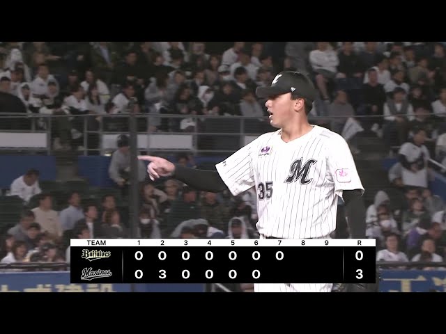 【7回表】マリーンズ・田中晴也 7回無失点5奪三振で被安打2に抑える好投を見せる!! 2025年5月27日 千葉ロッテマリーンズ 対 オリックス・バファローズ